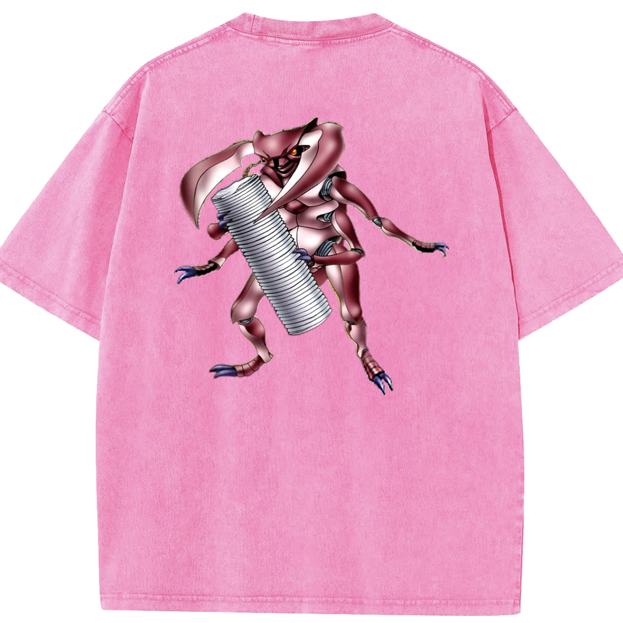 （画像用） 遊☆戯☆王 Yu-Gi-Oh! 綿100% ヴィンテージ風 半袖Tシャツ（背面プリント）